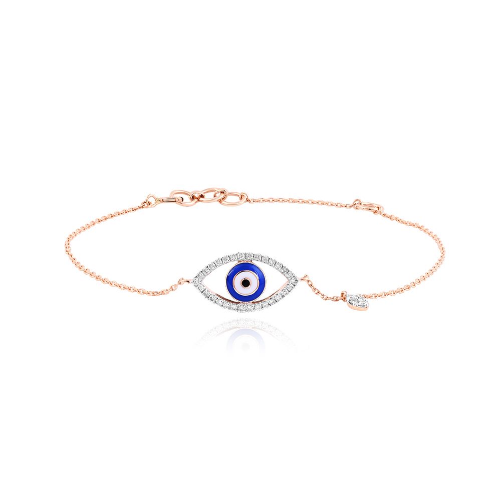 Evil Eye Diamond Bracelet - Image 3