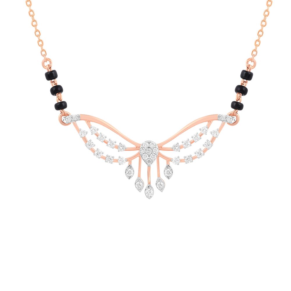 Diamond Mangalsutra Necklace - Image 3