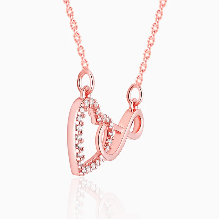 Rose Gold Heart Melody Necklace