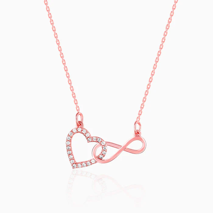 Rose Gold Heart Melody Necklace - Image 2