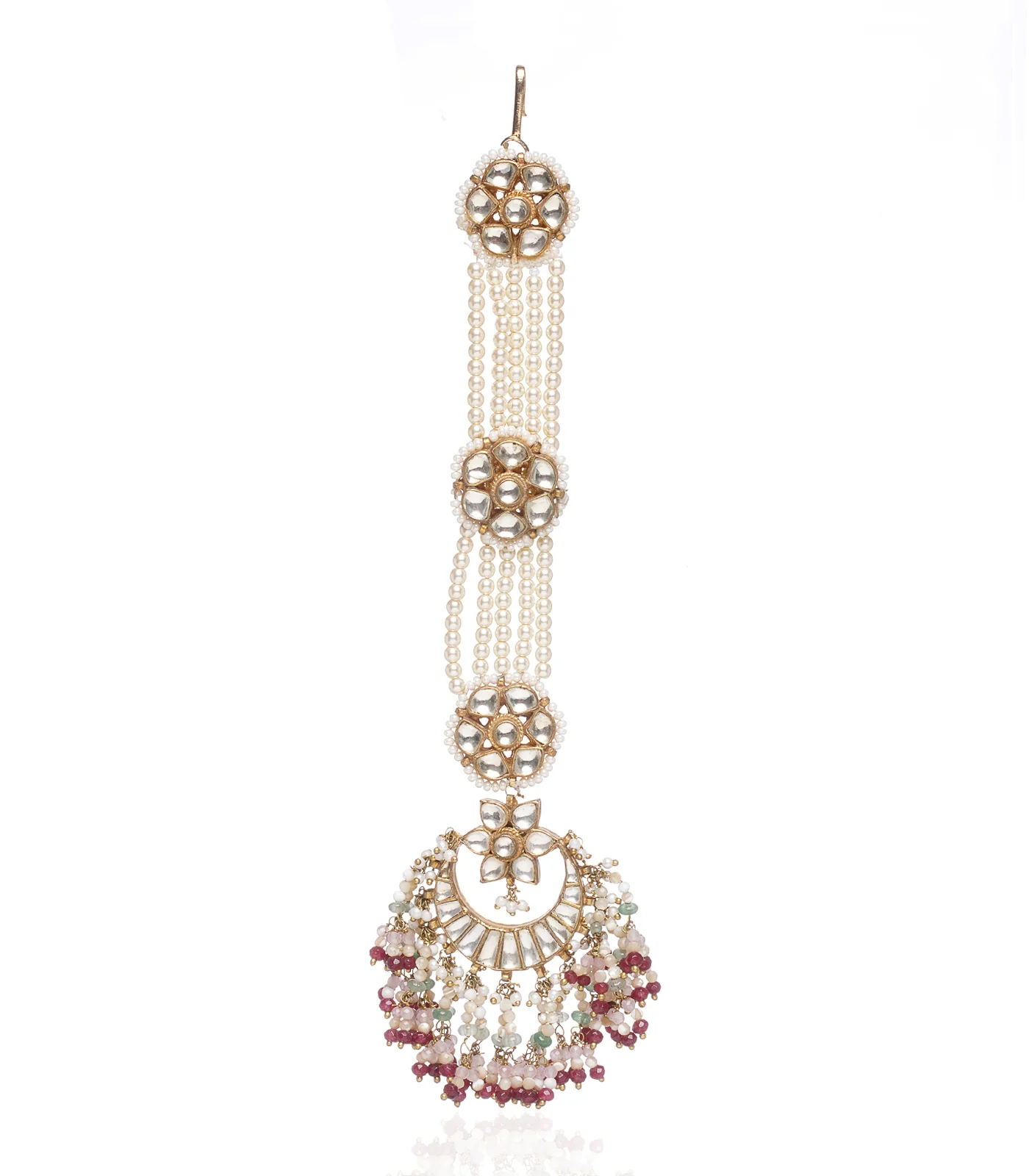 Royal Pearl Kundan Choker Necklace - Image 2