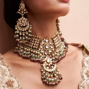 Royal Pearl Kundan Choker Necklace