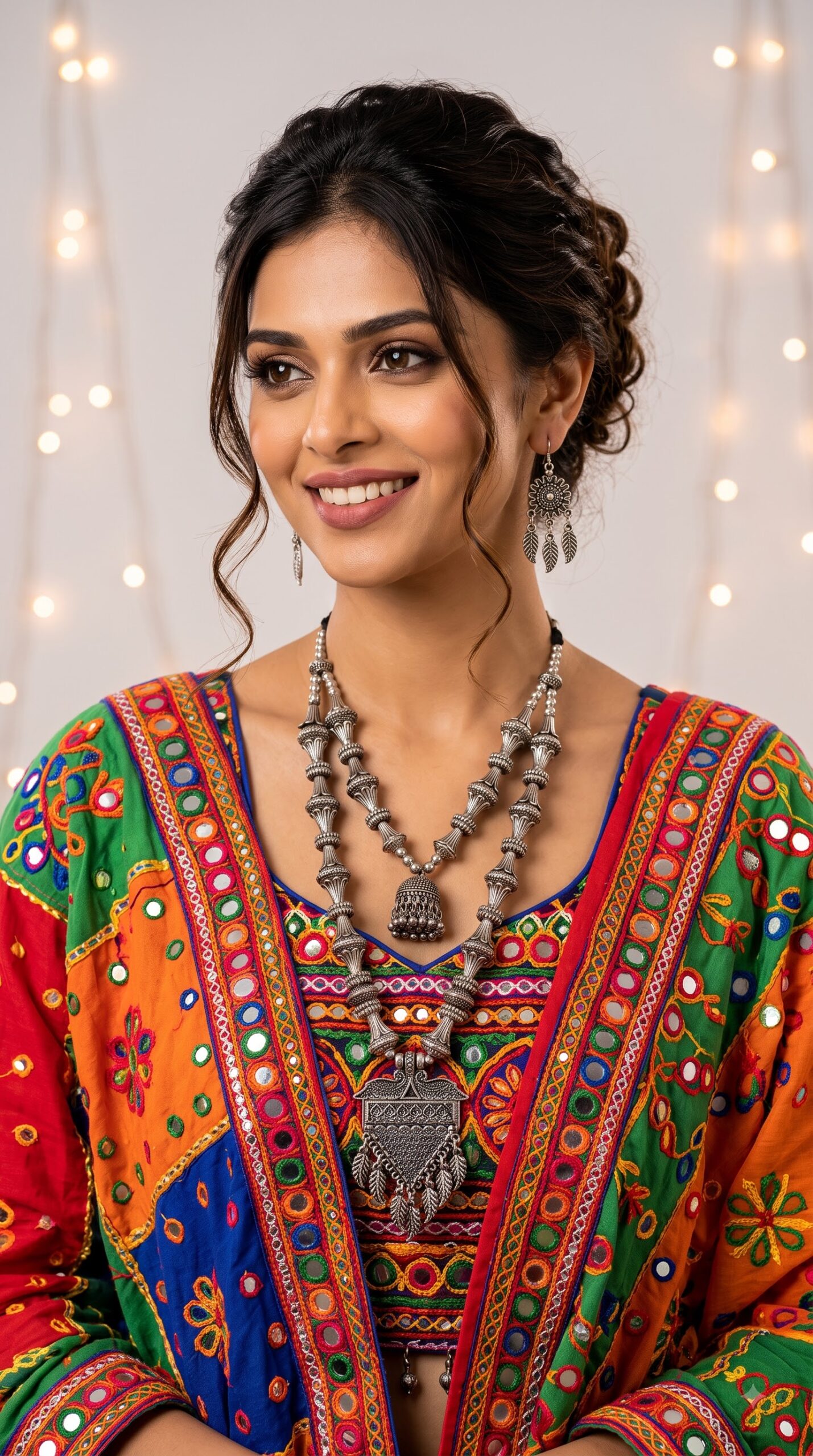 Elegant Necklace Set for Women – Oxidised Ethnic Necklace Set - Image 5