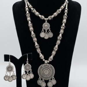 Oxidised Necklace Set